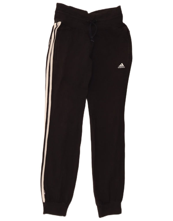 Женские спортивные брюки Adidas Joggers UK 10, маленькие черные хлопковые