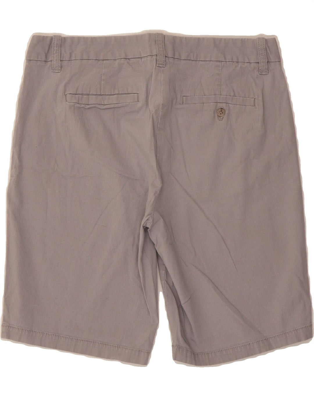 J. CREW Womens Chino Shorts US 4 Small W30  Grey Cotton Vintage J. Crew and Second-Hand J. Crew from Messina Hembry 