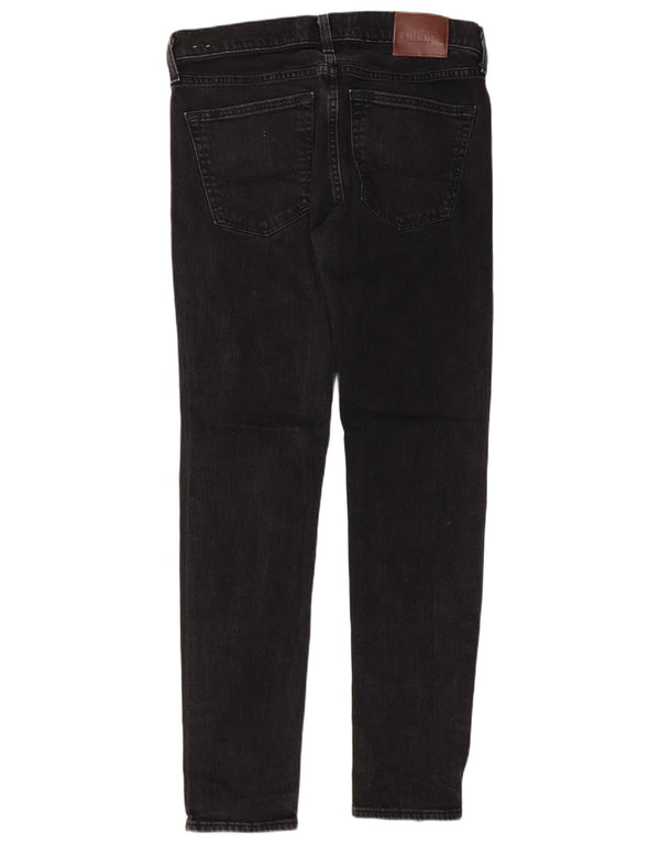 Мужские супер зауженные джинсы Hollister W32 L32, черный хлопок