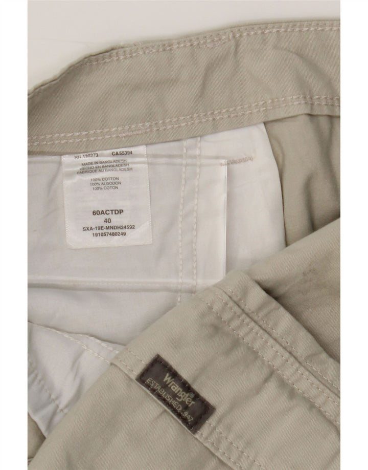 WRANGLER Mens Cargo Shorts W40 XL  Beige Cotton Vintage Wrangler and Second-Hand Wrangler from Messina Hembry 
