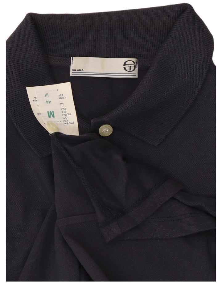 Женская рубашка поло SERGIO TACCHINI UK 12, средний темно-синий хлопок