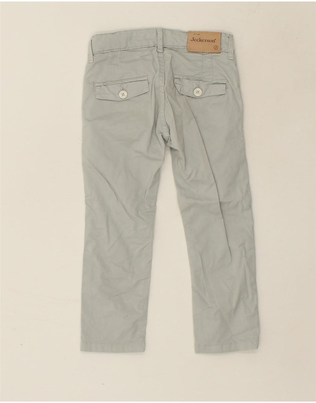 JECKERSON Boys Straight Chino Trousers 2-3 Years W20 L16 Grey | Vintage Jeckerson | Thrift | Second-Hand Jeckerson | Used Clothing | Messina Hembry 