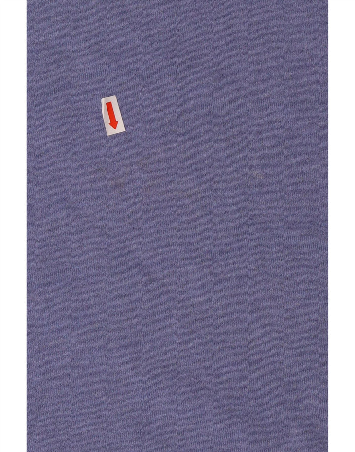 Женский свитер-свитшот CREW CLOTHING UK 14, большой синий хлопок