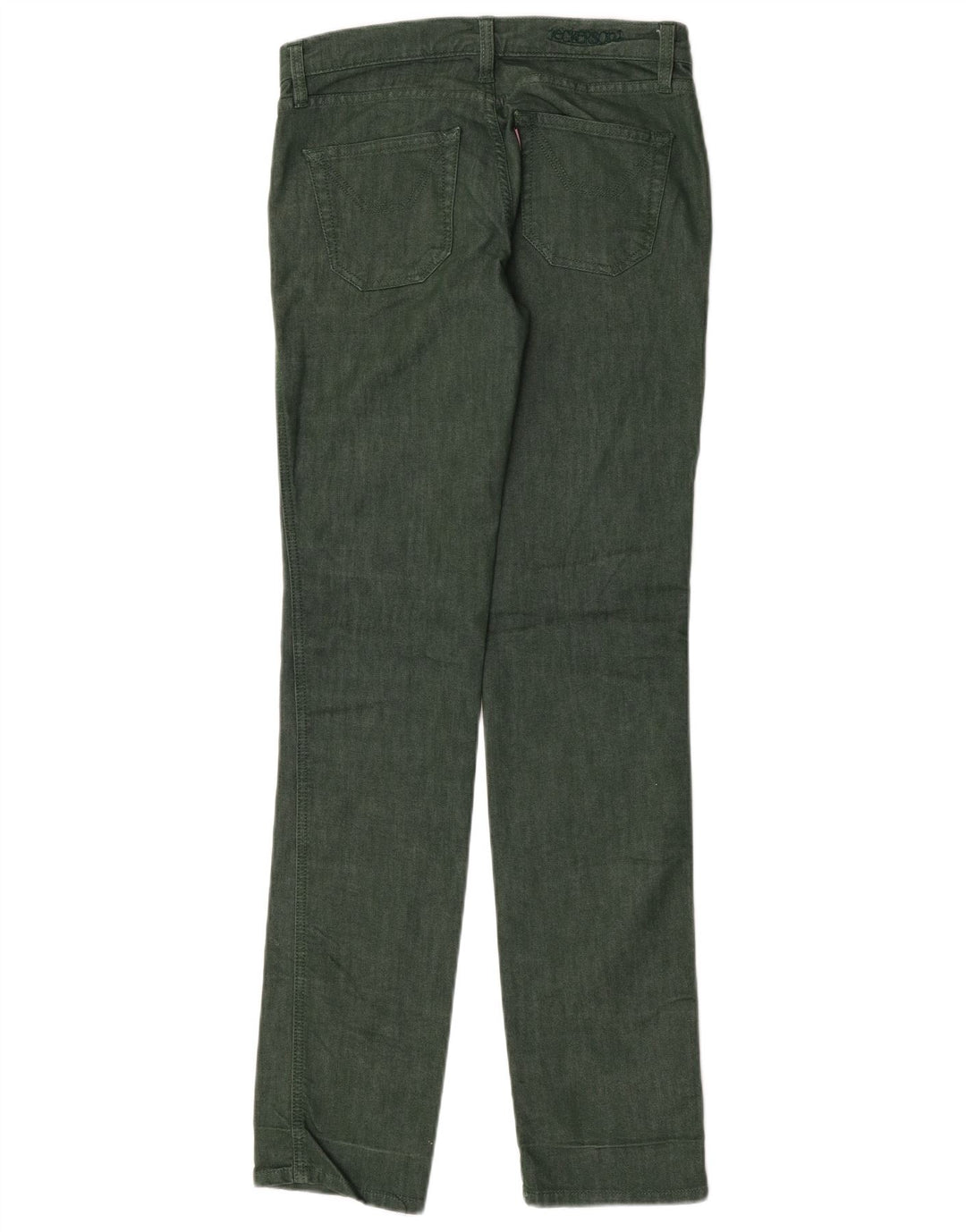 Женские узкие джинсы Jeckerson W28 L34 зеленые
