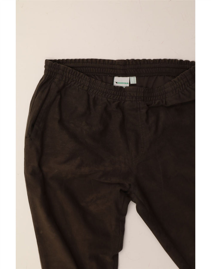 DIADORA Mens Tracksuit Trousers XL  Brown Polyester Vintage Diadora and Second-Hand Diadora from Messina Hembry 