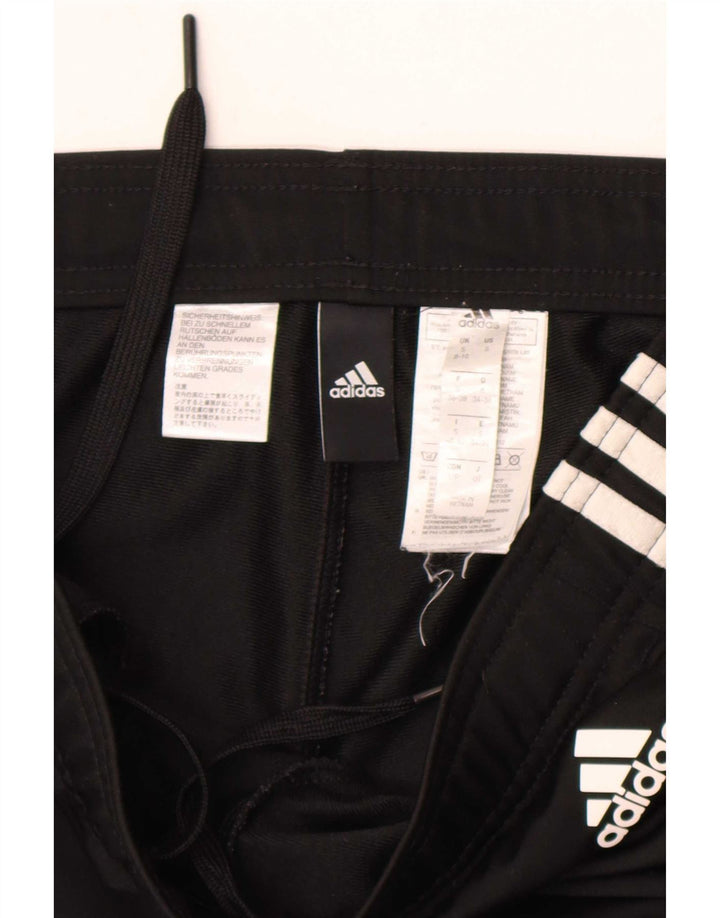 Женские спортивные брюки Adidas UK 8/10, маленький черный полиэстер