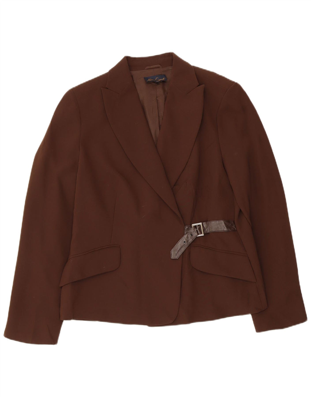 LUISA SPAGNOLI Женский пиджак IT 48 XL Коричневый полиэстер