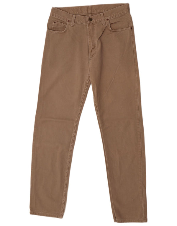 Мужские прямые джинсы Lee Brooklyn W33 L34, бежевый хлопок