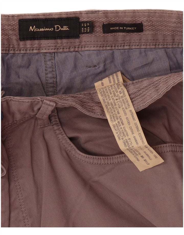 MASSIMO DUTTI Мужские узкие повседневные брюки EU 40 Medium W31 L34 Серый хлопок