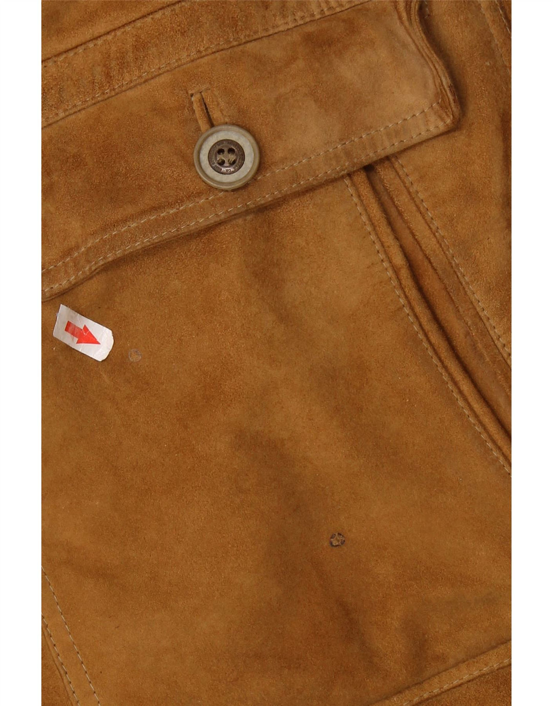 ASGARD Мужское замшевое пальто UK 42 XL Коричневое