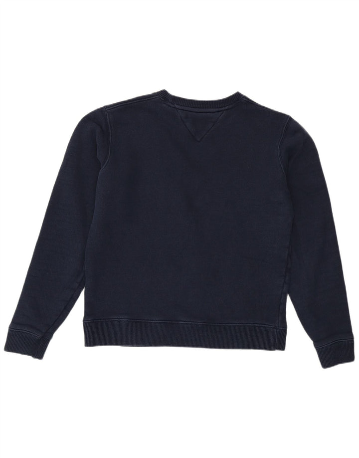 Женский свитер с рисунком Tommy Hilfiger UK 14, средний, темно-синий