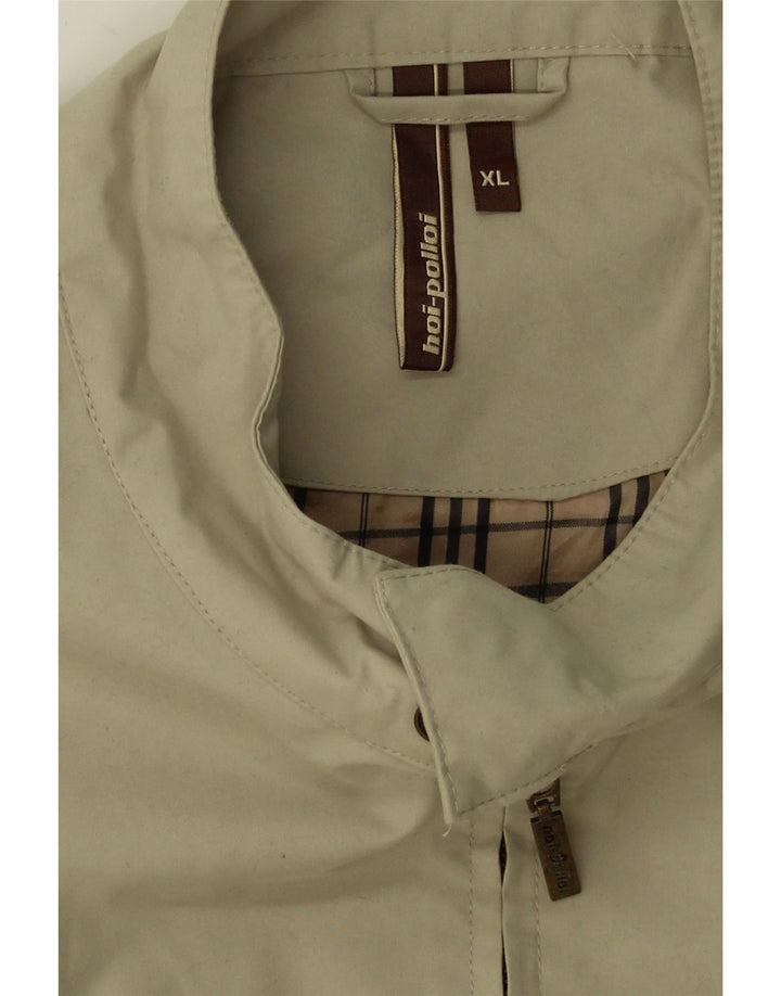 VINTAGE Mens Bomber Jacket UK 42 XL Green Polyester Vintage Vintage and Second-Hand Vintage from Messina Hembry 