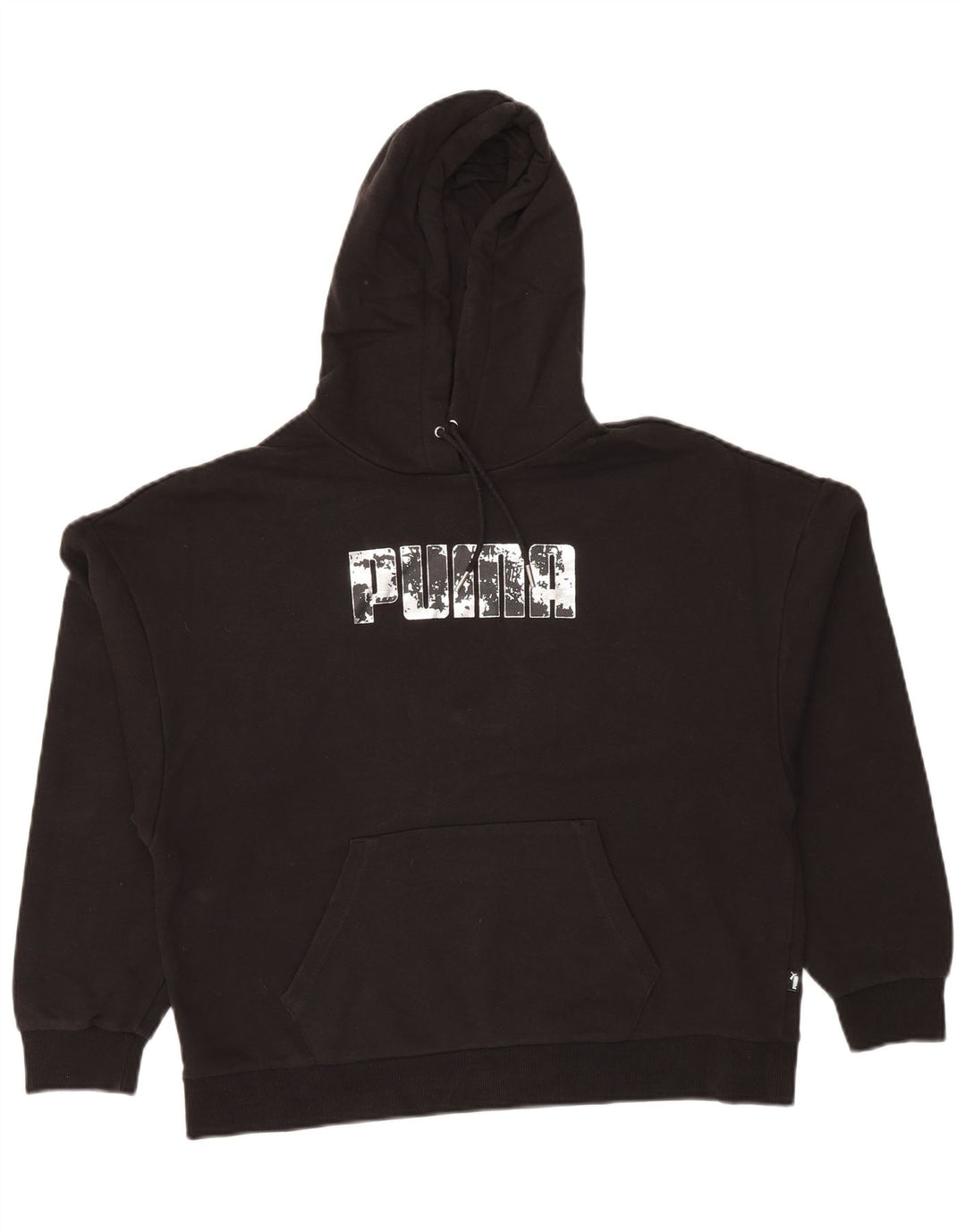 Женский джемпер с капюшоном PUMA UK 16, большой, черный, хлопок