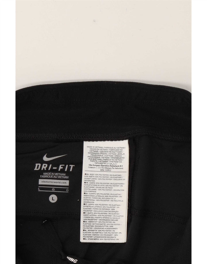 Женские леггинсы Nike Dri Fit UK 14, большие темно-синие, полиэстер