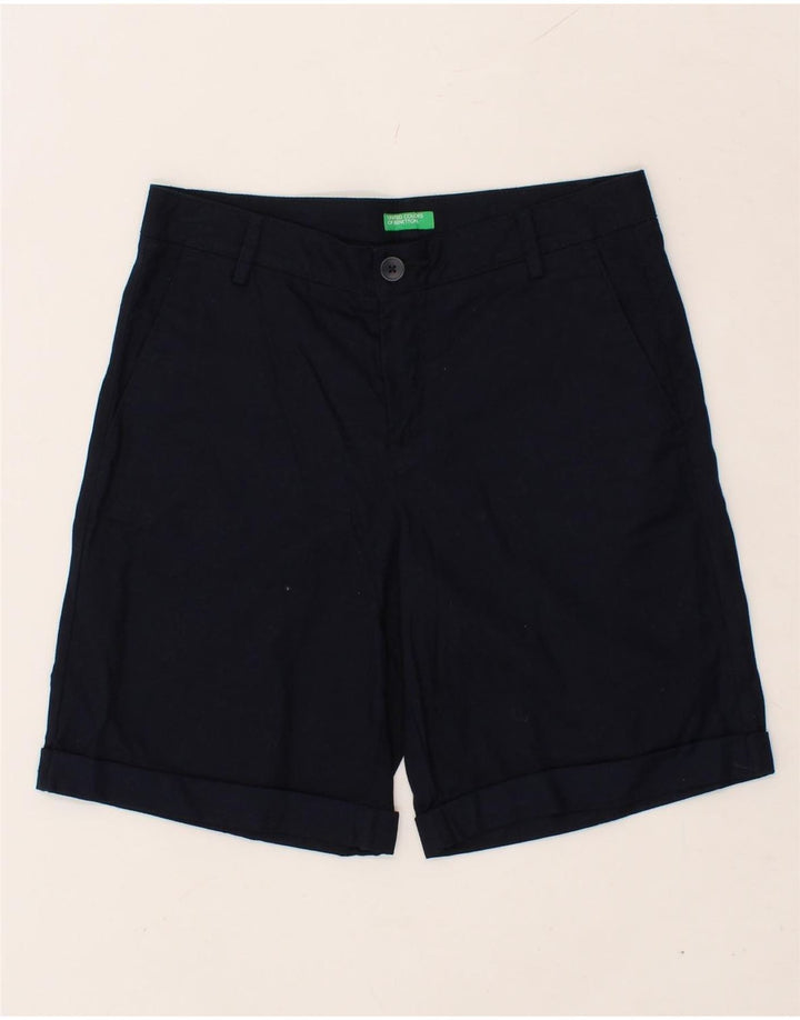 BENETTON Womens Chino Shorts W30 Medium Navy Blue Vintage Benetton and Second-Hand Benetton from Messina Hembry 