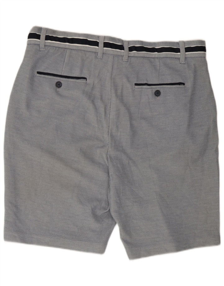 Мужские шорты чинос Zara XL W38 синие, полиэстер