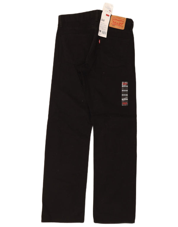 Мужские прямые повседневные брюки Levi's 514 W34 L32, черные хлопковые