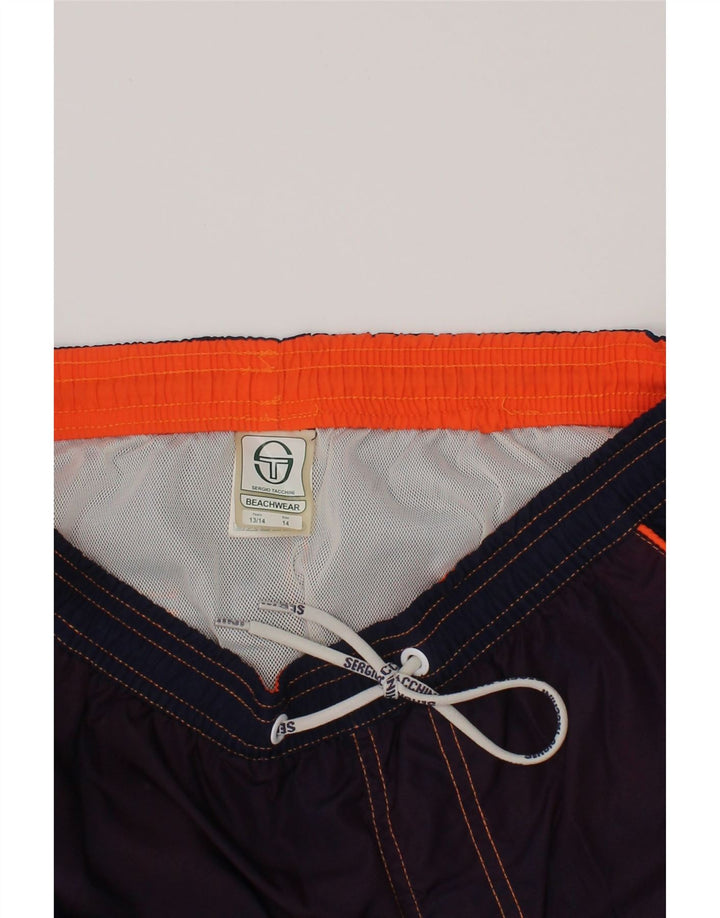 Шорты для плавания Sergio Tacchini для мальчиков 13-14 лет, темно-синие в пятнистом цвете