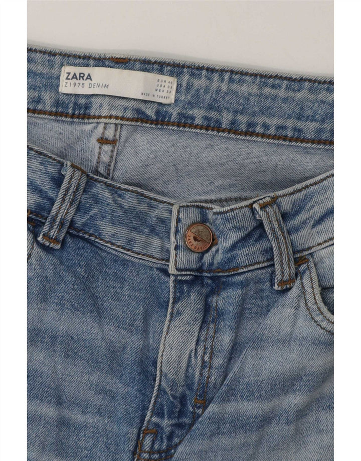 Женские прямые джинсы Zara EU 40 Medium W30 L26 Синие