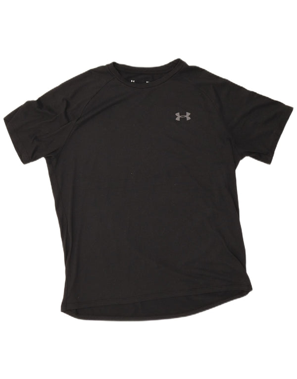 Мужская футболка Under Armour, верх среднего размера, черный полиэстер