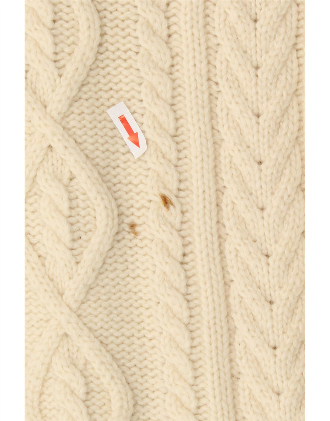 Винтажный женский кардиган-свитер IT 44, средний цвет, белая шерсть