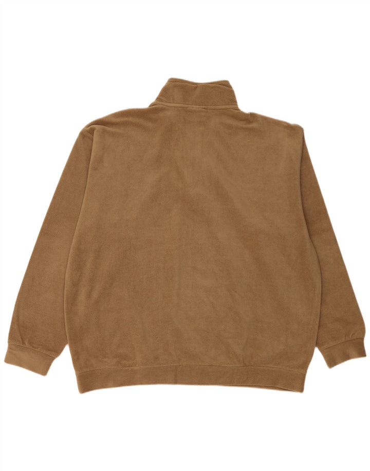 Мужской флисовый джемпер NORTH SAILS с воротником на молнии 2XL, бежевый, полиэстер