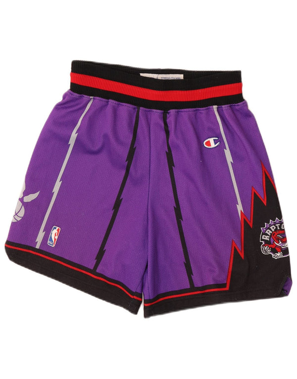 Мужские шорты Champion Mitchell&Ness NBA Los Toronto Raptors, маленькие фиолетовые