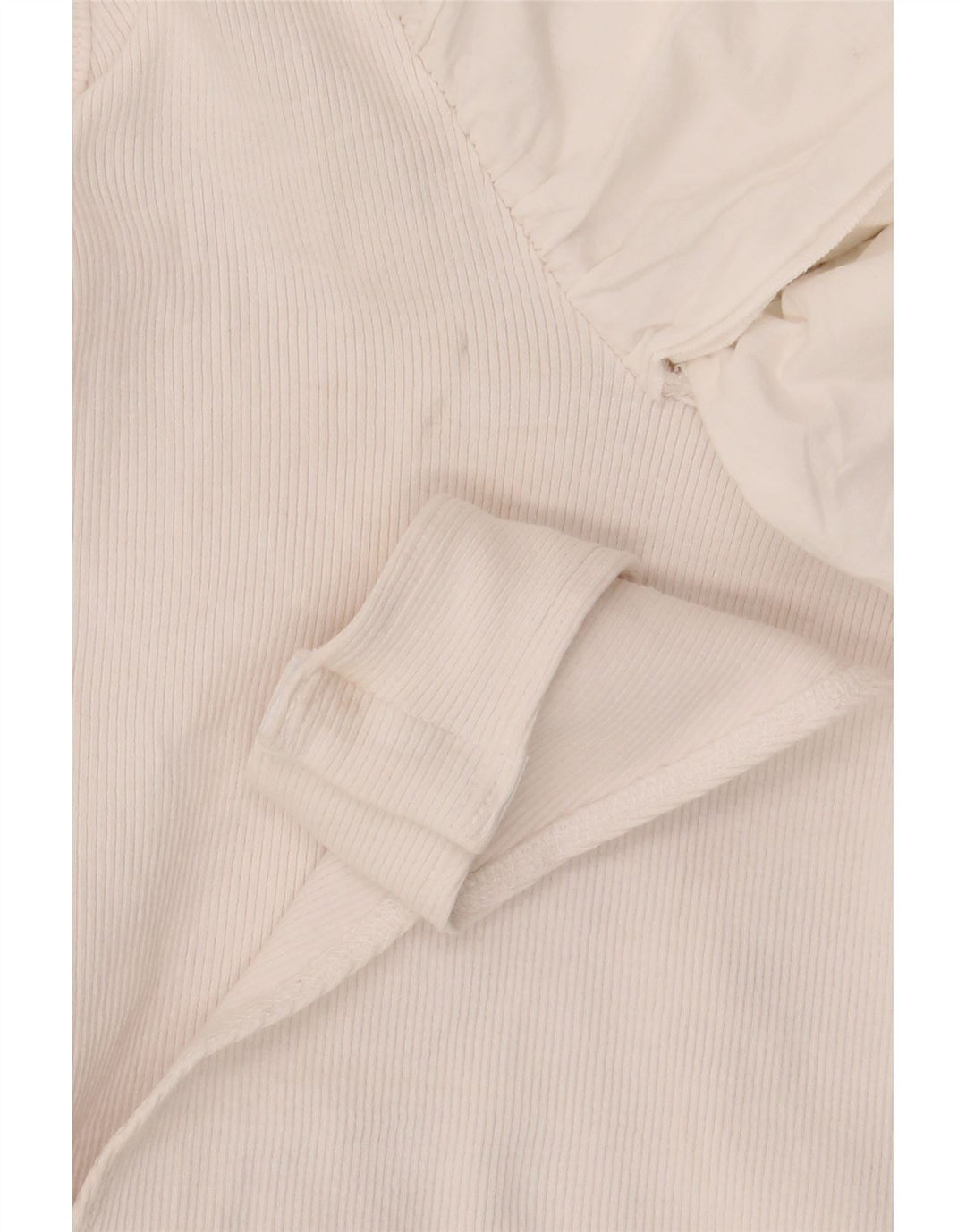 Женское боди с рюшами Zara UK 8, маленький размер, белый хлопок