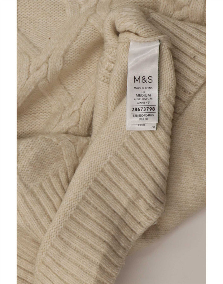 Женская майка без рукавов Marks & Spencer UK 14, средний бежевый, полиэстер