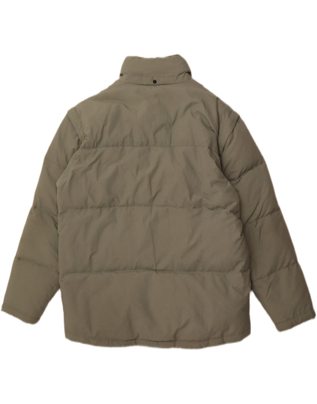 Мужская стеганая куртка FILA UK 40, большая, зеленая, полиамид