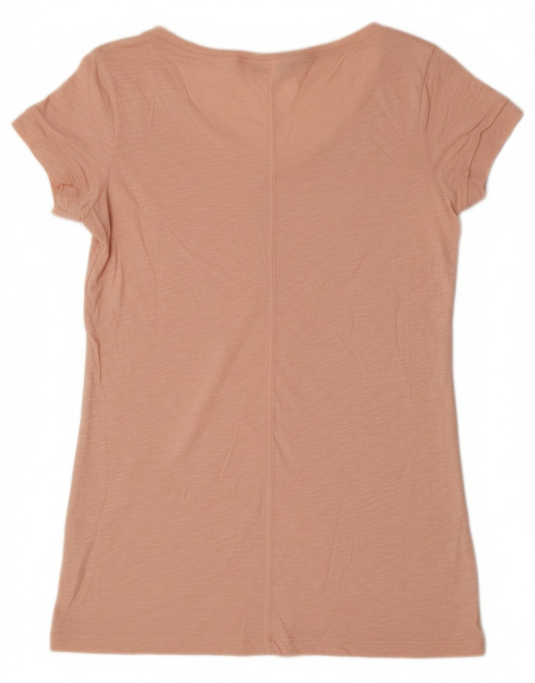 SISLEY Womens T-Shirt Top UK 12 Medium Beige Cotton