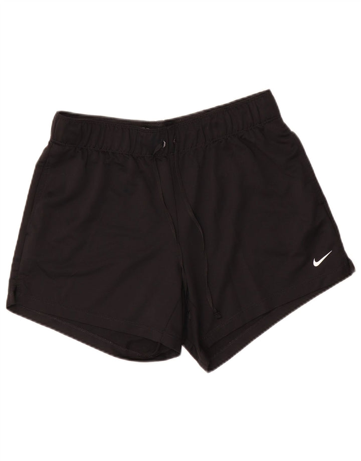 Мужские спортивные шорты Nike Dri Fit, маленькие черные, из полиэстера