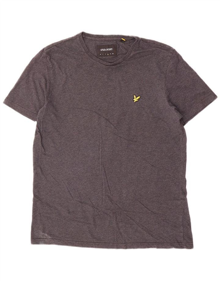 Мужская футболка Lyle & Scott, большой серый хлопок