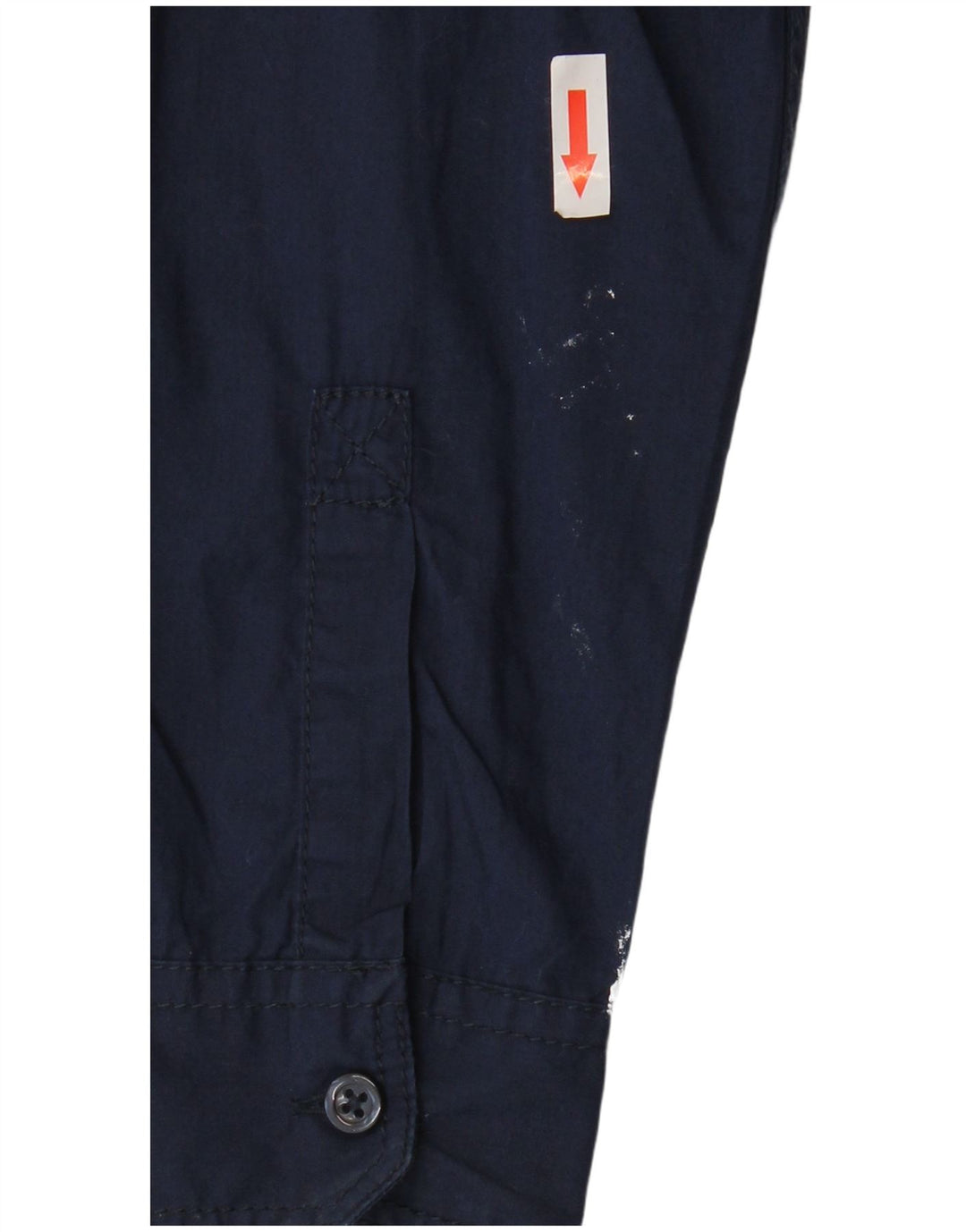 Рубашка с рисунком BENETTON для мальчиков 8–9 лет, темно-синяя, хлопковая, большая