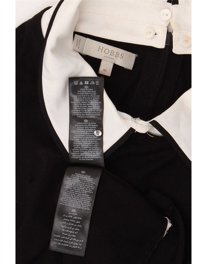 Женская блузка Hobbs Top UK 18 XL, черный хлопок