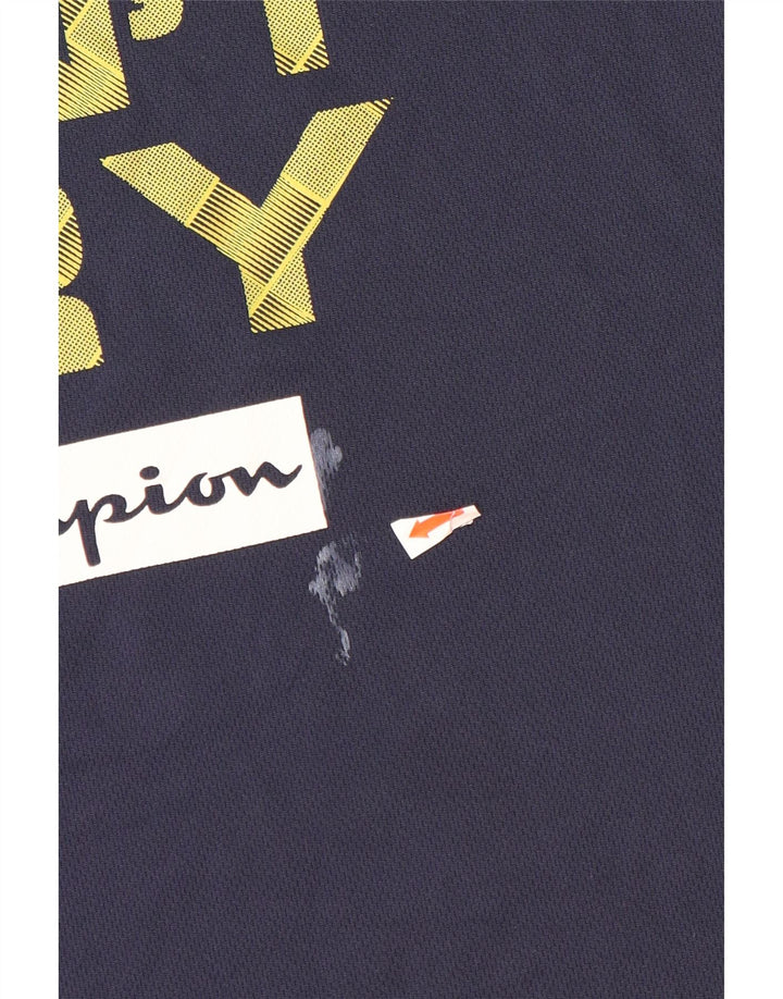 Жилет с рисунком CHAMPION для мальчиков, 11–12 лет, большой, темно-синий