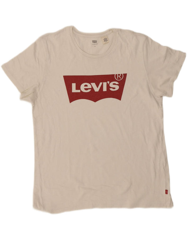 Мужская футболка с рисунком Levi's Top XL, белая
