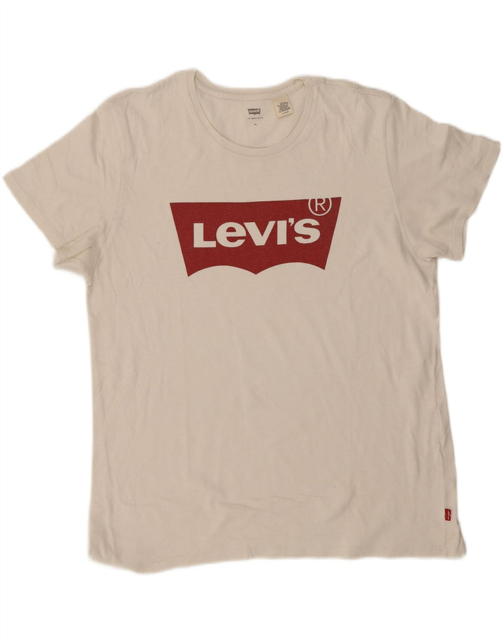 Мужская футболка с рисунком Levi's Top XL, белая