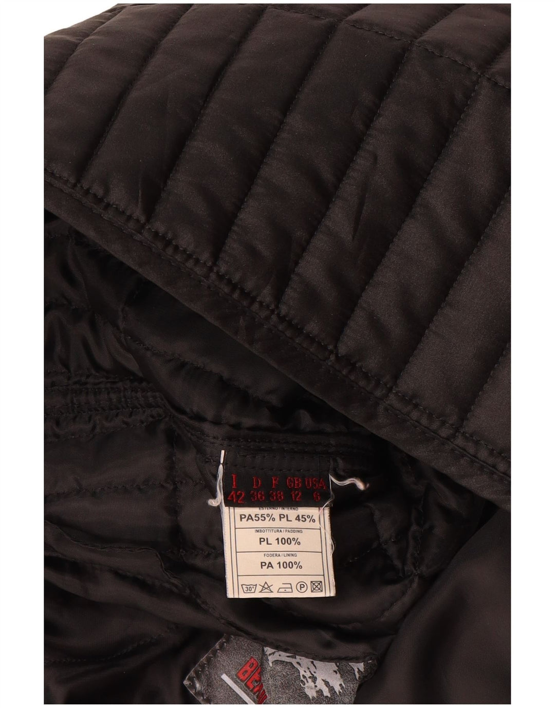 Женский стеганый жилет Chateu Beau Cedre UK 12, средний черный из полиамида