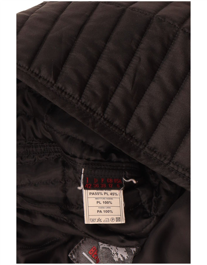 Женский стеганый жилет Chateu Beau Cedre UK 12, средний черный из полиамида