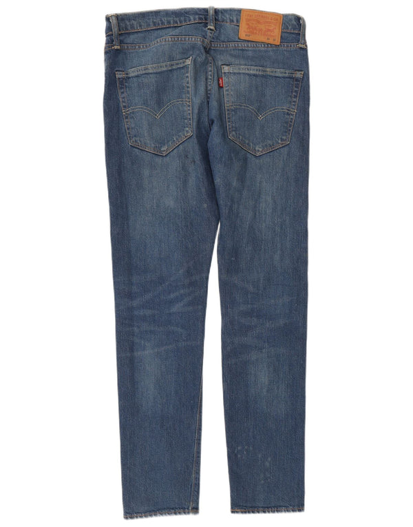 Женские зауженные джинсы Levi's 512 W30 L32 синие, хлопок