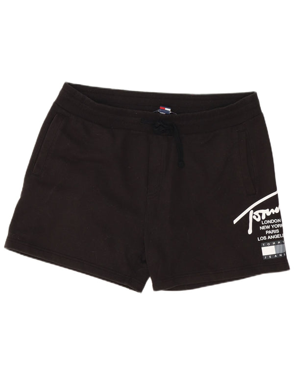 Мужские спортивные шорты с рисунком Tommy Hilfiger XL, черный хлопок