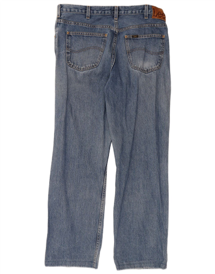 Мужские прямые джинсы Lee W36 L34 синие, хлопок