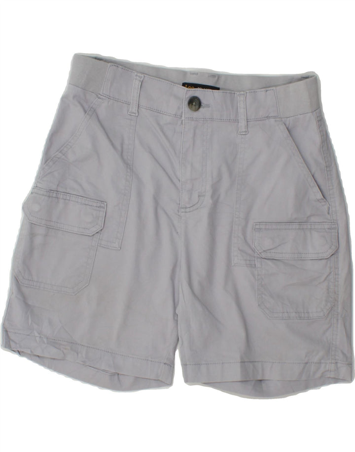 LEE Womens Relaxed Fit Mid Rise Cargo Shorts US 6 Medium W26  Blue Cotton Vintage Lee and Second-Hand Lee from Messina Hembry 
