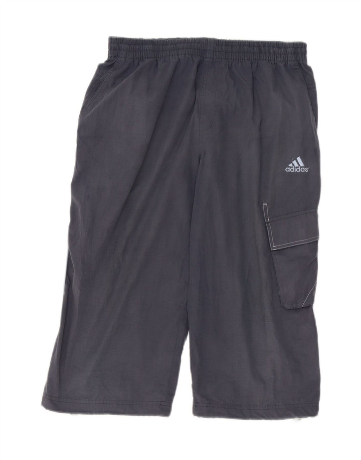Мужские спортивные шорты-бермуды Adidas, маленькие темно-синие, полиэстер
