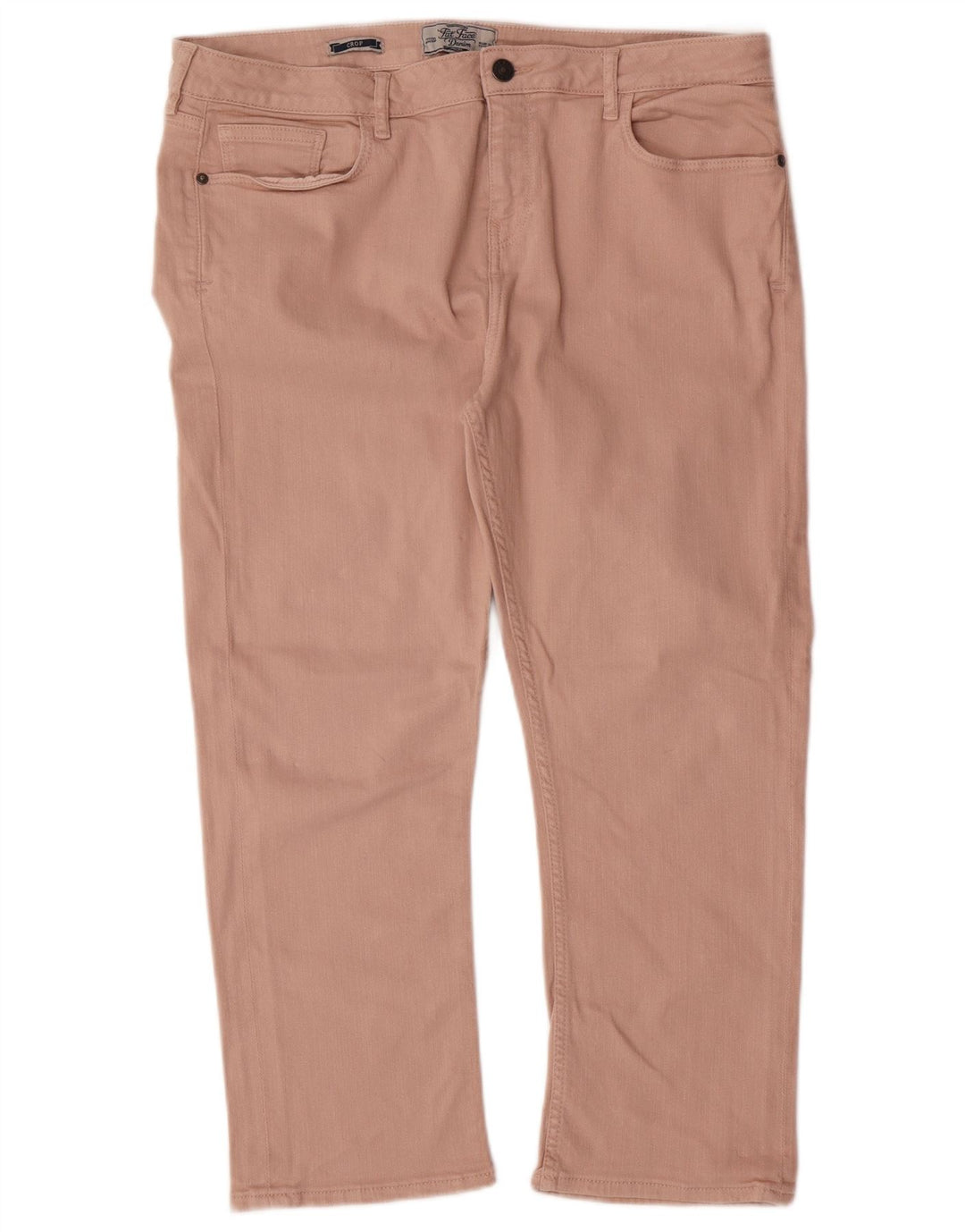 Женские укороченные джинсы FAT FACE UK 16, большие W34 L23, розовый хлопок