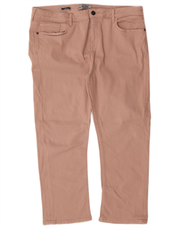 Женские укороченные джинсы FAT FACE UK 16, большие W34 L23, розовый хлопок