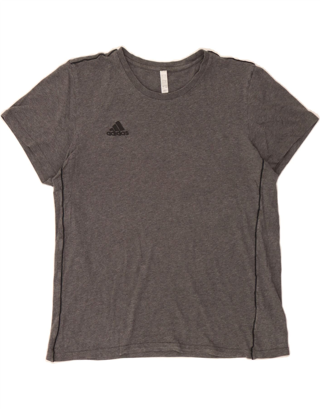 ADIDAS Mens T-Shirt Top Large Grey Cotton Vintage Adidas and Second-Hand Adidas from Messina Hembry 