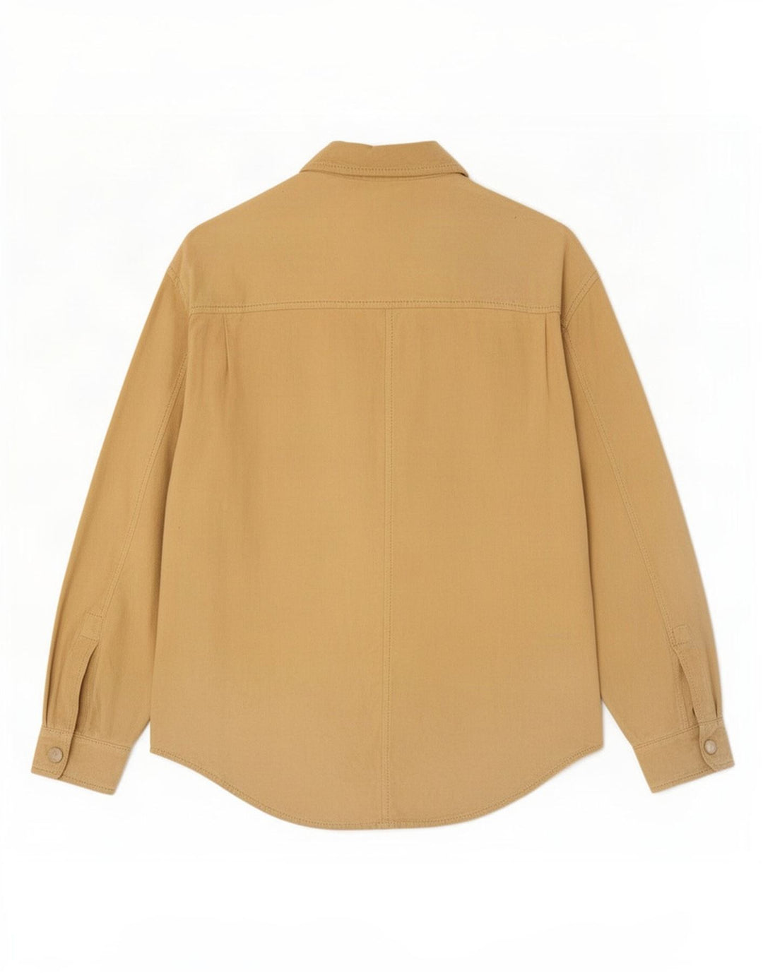 Винтажная женская замшевая рубашка IT 42 Medium Beige