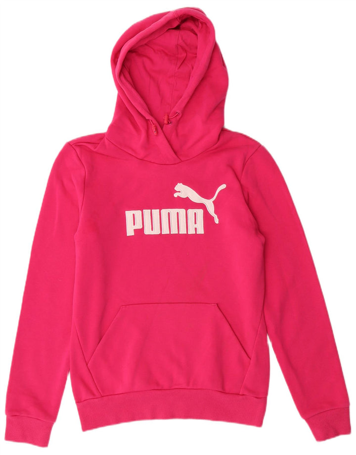 Женский джемпер с капюшоном PUMA UK 10, маленький розовый, хлопок